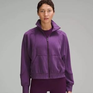 Brushed Softstreme Funnel Neck Zip Up DRAMATIC MAGENTA